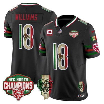 CHI Mexico NFC North Champions 2025 Patch Limited Jersey - Stitched
