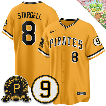 PIT Memories Vapor Limited Jersey - Bill Mazeroski & EST 1887 Patch - All Stitched