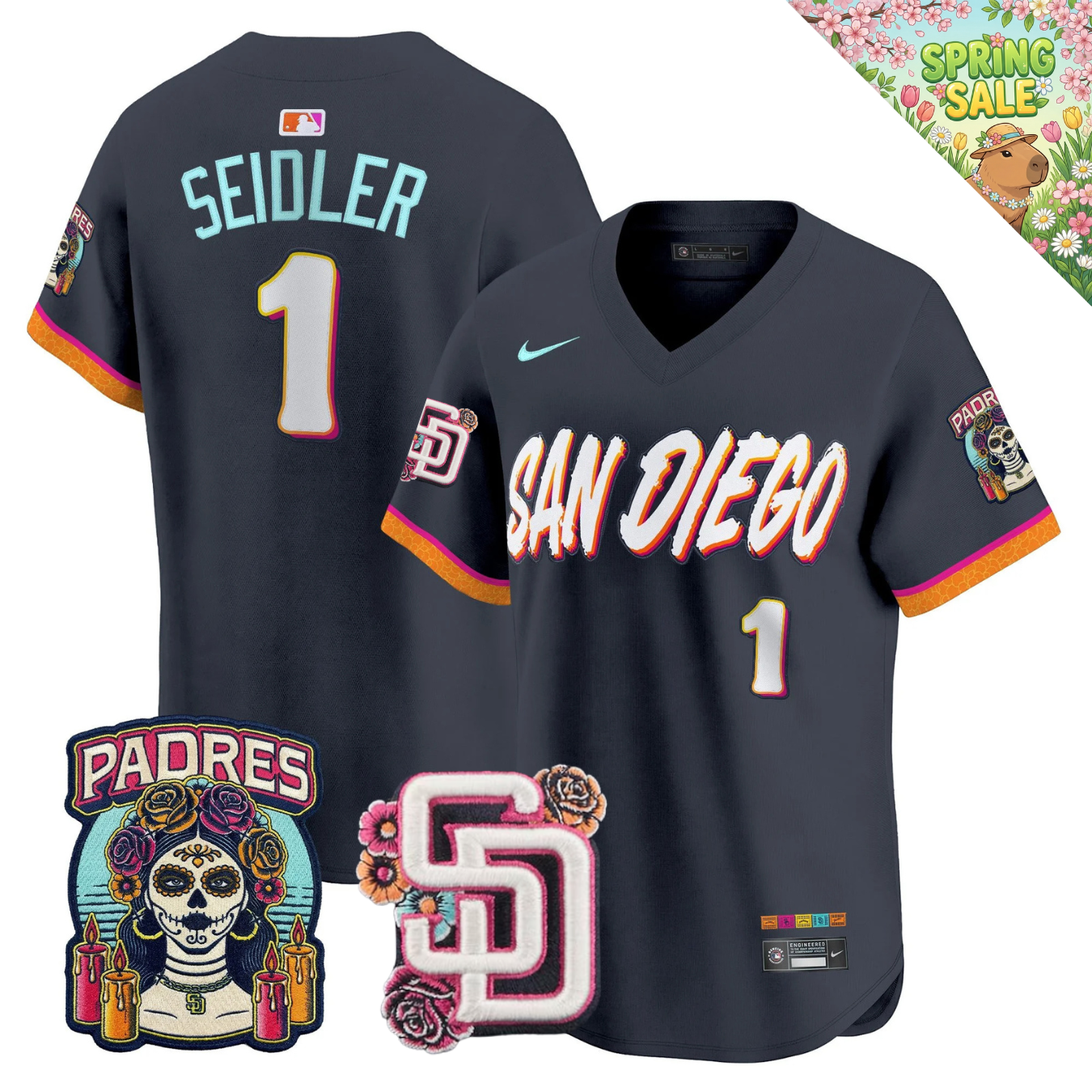 SD 2026 City Connect Vapor Premier Limited Jersey V2 - All Stitched