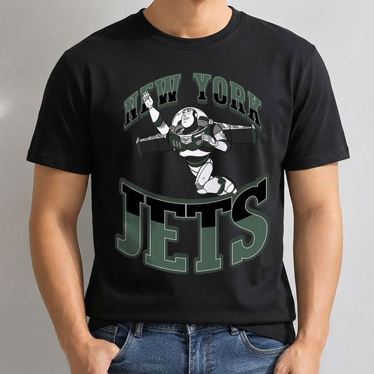 New York Jets x Gang Green Edition One Side Printed T-Shirt