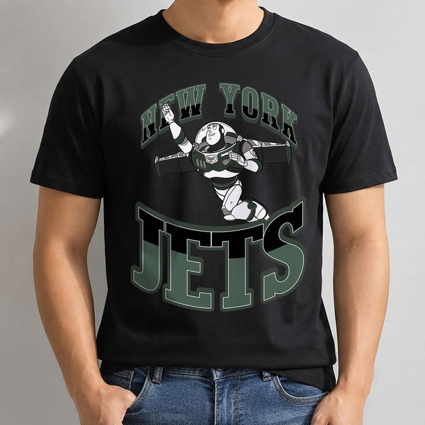 New York Jets x Gang Green Edition One Side Printed T-Shirt