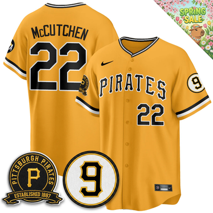 PIT Memories Vapor Limited Jersey - Bill Mazeroski & EST 1887 Patch - All Stitched