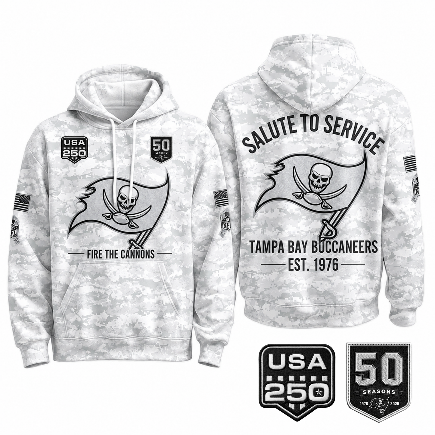 TB 2026 Salute To Service Edition Pullover Hoodie - Printed