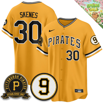 PIT Memories Vapor Limited Jersey - Bill Mazeroski & EST 1887 Patch - All Stitched