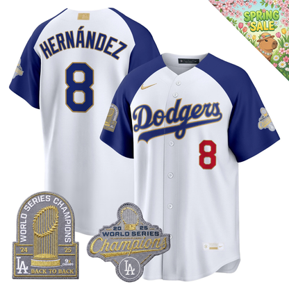 LAD "Gold Collection" Premier Limited Jersey - 9X World Series Champions - All Stitched