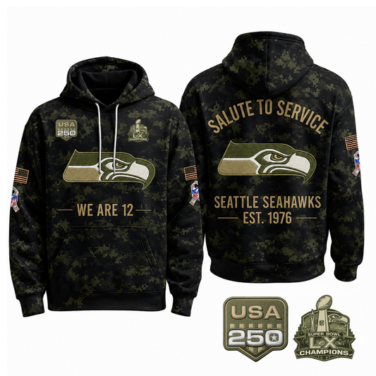 SEA 2026 Salute To Service Edition Pullover Hoodie - Printed