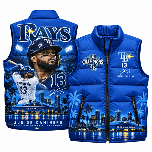 TB #13 Junior Caminero Puffer Vest - Printed V2