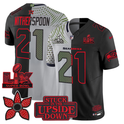 SEA 'Upside Down Edition' 2X Champs Patches Vapor Limited Jersey - Stitched