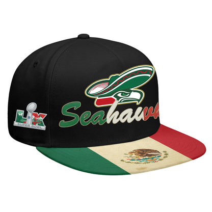 SEA Mexico Edition Personalized Snapback Cap - Printed