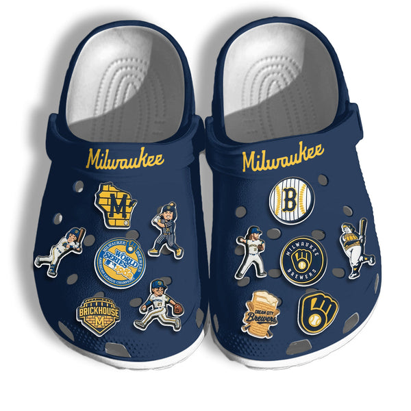 MWB 2026 Navy clogs - Charms Gift Set