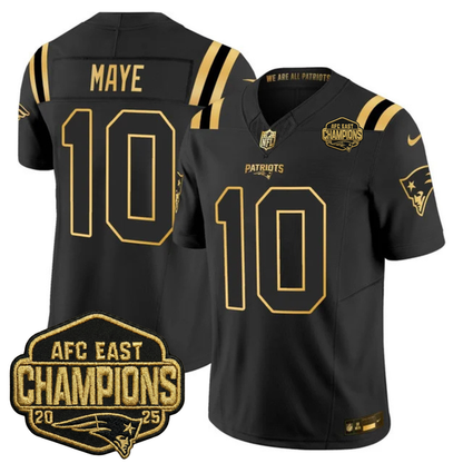 NE AFC East Champions Patch Vapor Limited Jersey - All Stitched n9