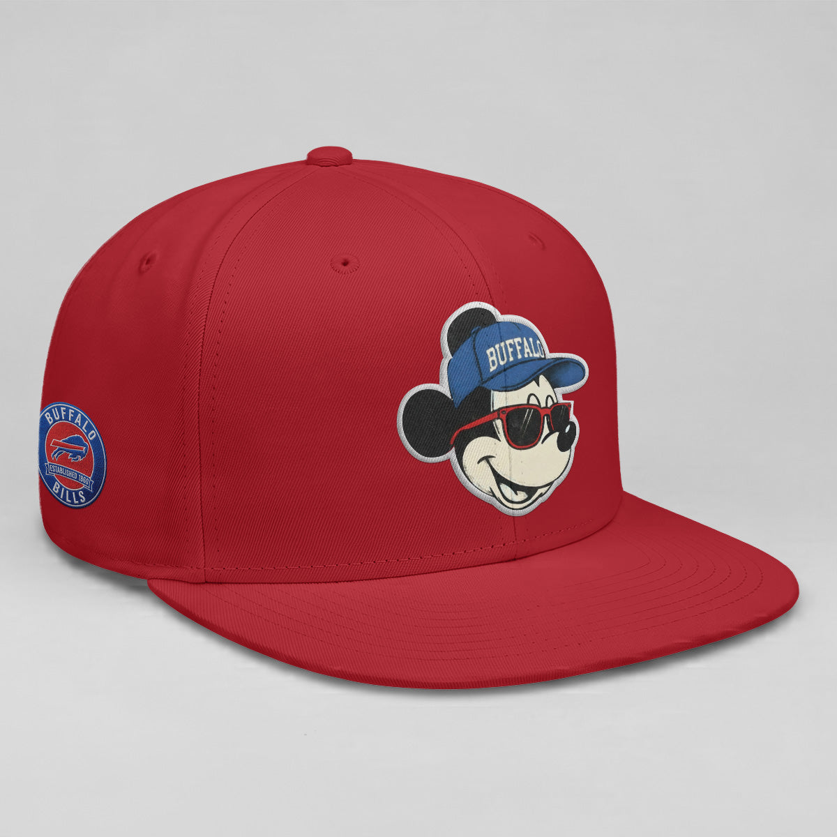 BUF x Cartoon Mouse Custom Snapback Cap - Printed