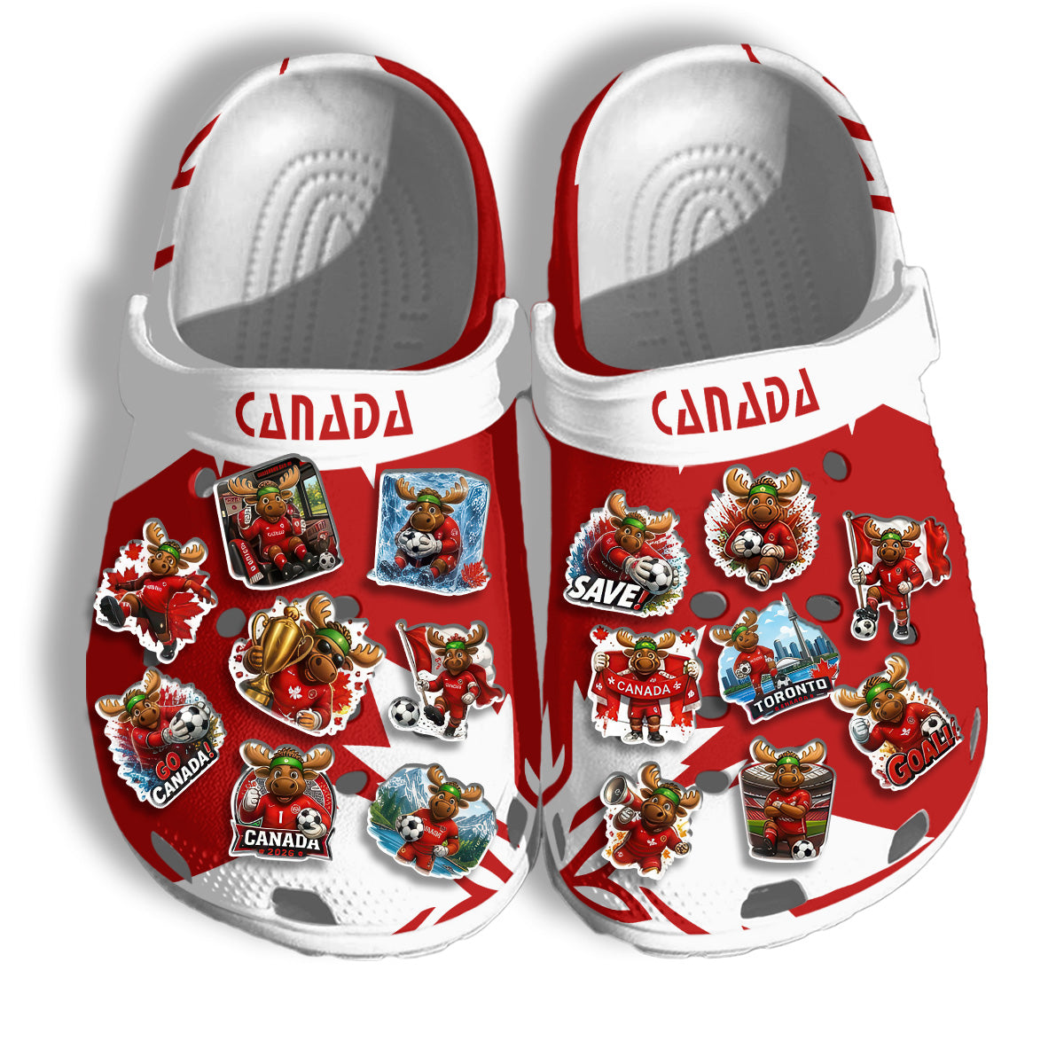 Canada Clogs WC2026 Red - Charms Gift Set