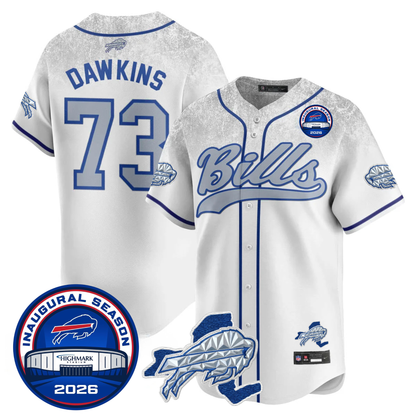 BUF 2025 Inaugural Season Patch Vapor Baseball Jersey - Stitched