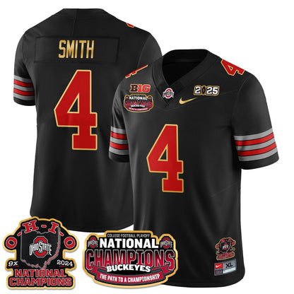 OSU 'Heritage Stripe' 2025 CFP Patch - National Champions Jersey N9 - All Stitched