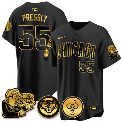 CHC Limited Jersey - Harry Caray "Holy Cow" Patch - Stitched