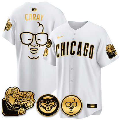 CHC Limited Jersey - Harry Caray "Holy Cow" Patch - Stitched
