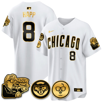CHC Limited Jersey - Harry Caray "Holy Cow" Patch - Stitched