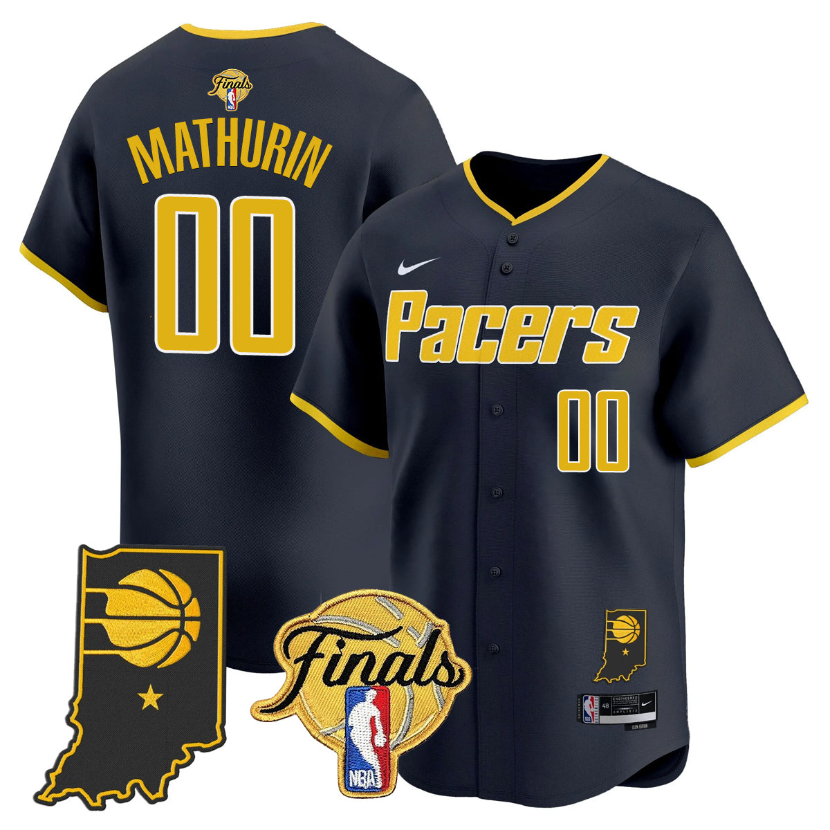 IND 2025 Finals Vapor Baseball Jersey N3 - All Stitched