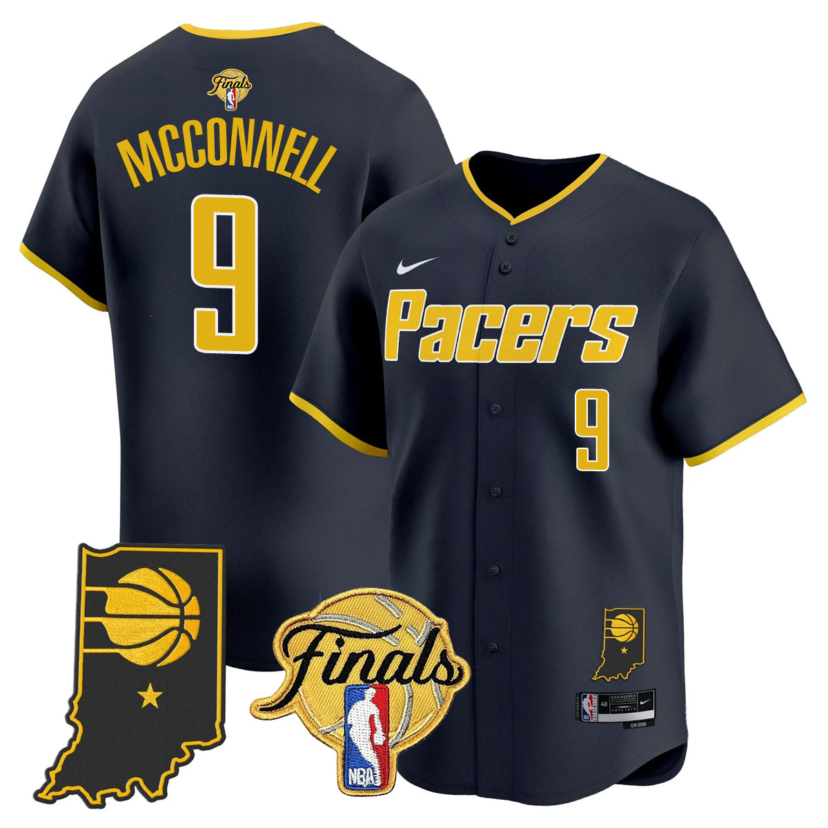 IND 2025 Finals Vapor Baseball Jersey N3 - All Stitched