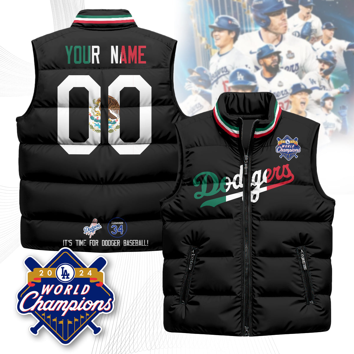Personalized LAD Unisex Puffer Vest
