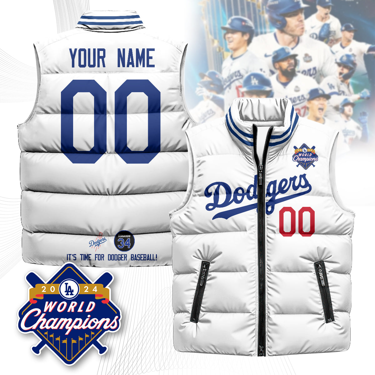 Personalized LAD Unisex Puffer Vest