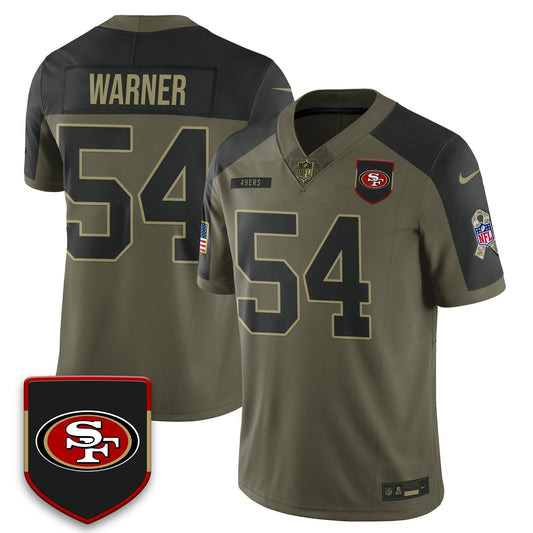 SF 2025 Salute to Service Limited Jersey - Stitched