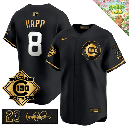 CHC 150th Anniversary & 'Ryne Sandberg Tribute' Patch Vapor Premier Limited Jersey - All Stitched