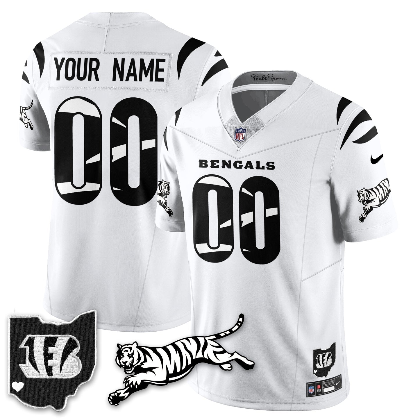 Custom CIN Vapor F.U.S.E. Limited Jersey N1 - All Stitched
