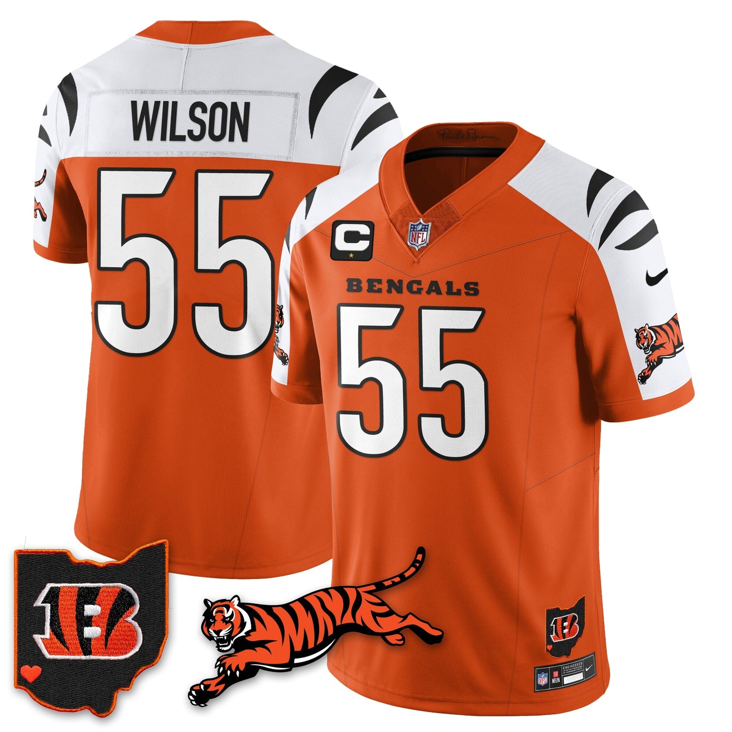 CIN Vapor F.U.S.E. Limited Jersey N1 - All Stitched