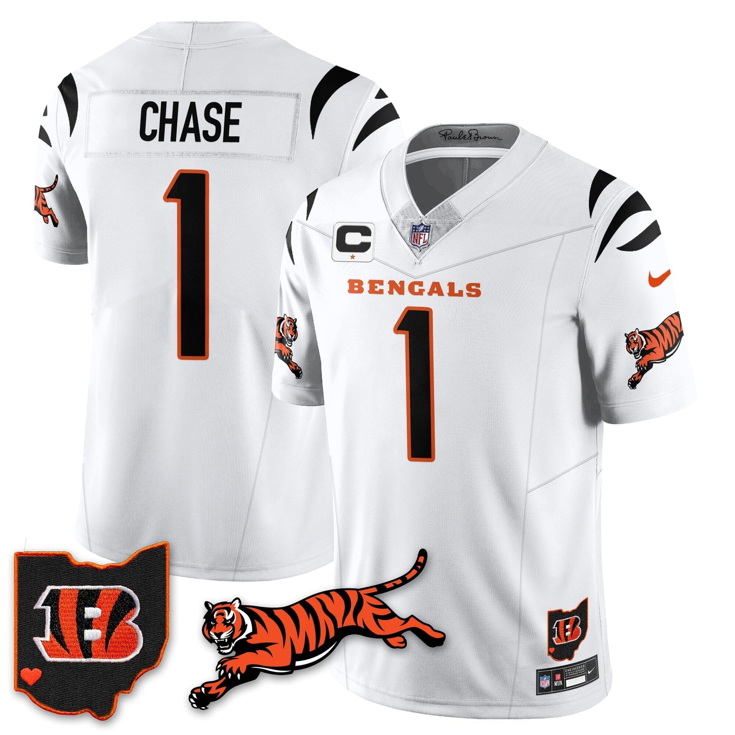 CIN Vapor F.U.S.E. Limited Jersey N1 - All Stitched