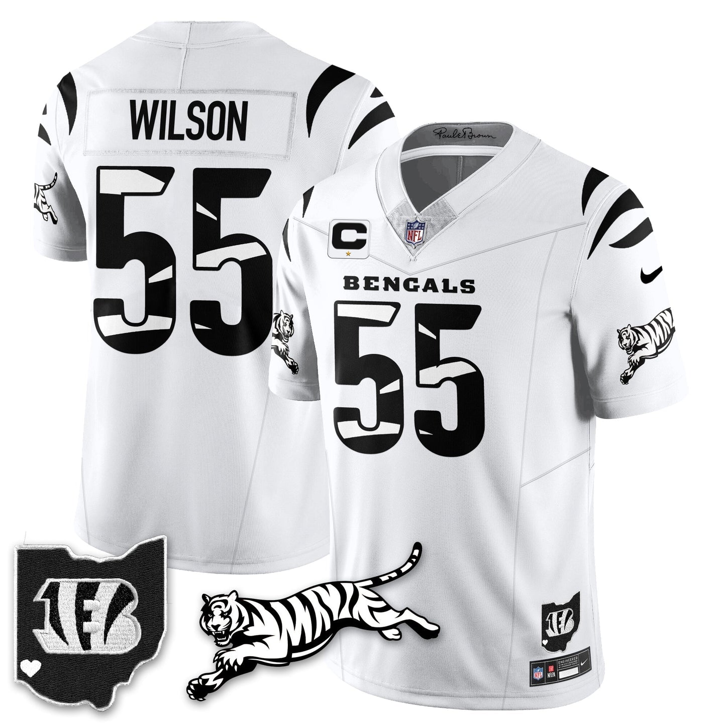 CIN Vapor F.U.S.E. Limited Jersey N1 - All Stitched