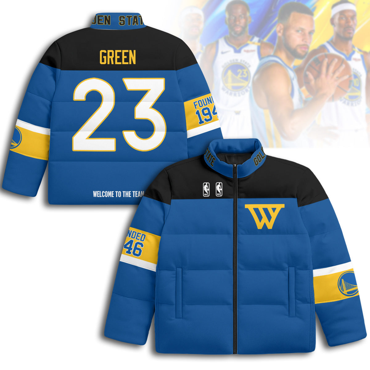 GSW Unisex Puffer Jacket