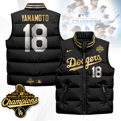 LAD 2025 Back To Back Champions Puffer Vest