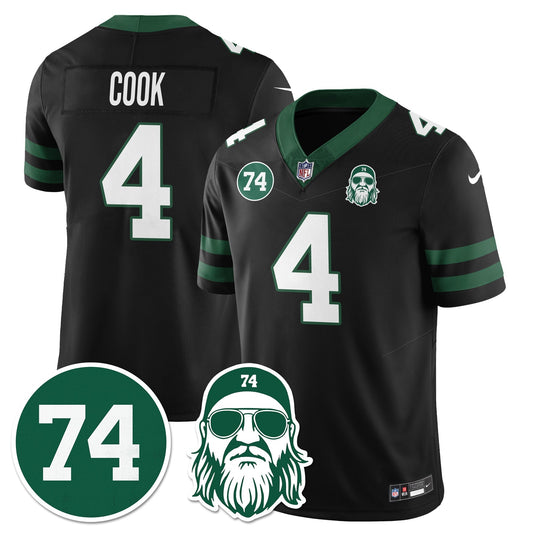 NYJ Vapor Limited Jersey - Nick Mangold Patch - Stitched