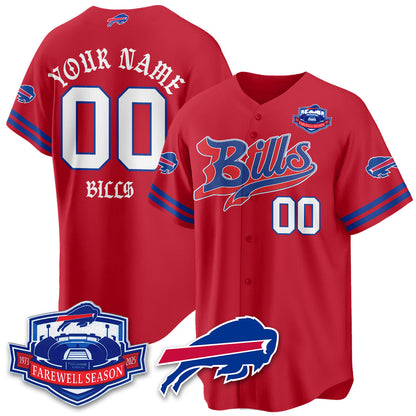 BUF Born x Raised Baseball Custom Jersey - All Stitched