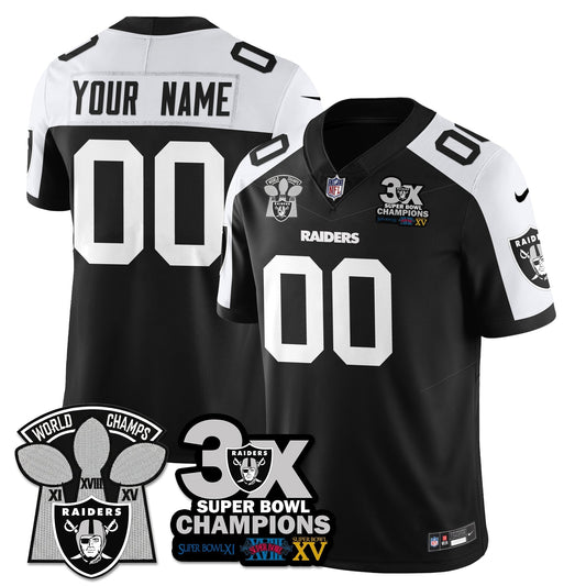 Custom LVR 3-Time Champions Patch Vapor Limited Jersey - Stitched