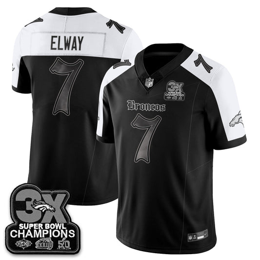 DEN 'Dark Gothic' Vapor Limited Jersey - 3-Time Champions - Stitched