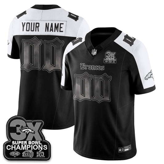 Custom DEN 'Dark Gothic' Vapor Limited Jersey - 3-Time Champions - Stitched