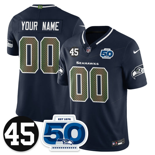 SEA Vapor Limited Custom Jersey - Honor Kenny Easley - Stitched