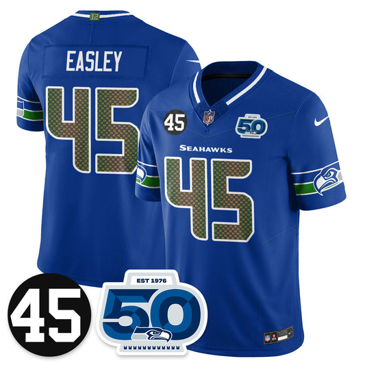 SEA Vapor Limited Jersey - Honor Kenny Easley - Stitched