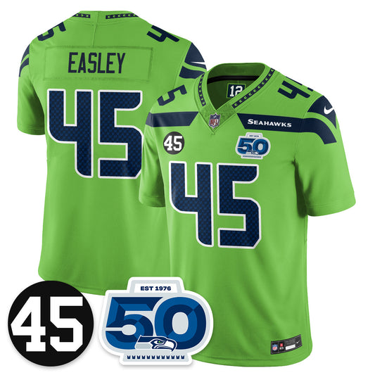 SEA Vapor Limited Jersey - Honor Kenny Easley - Stitched