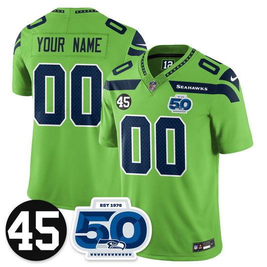 SEA Vapor Limited Custom Jersey - Honor Kenny Easley - Stitched