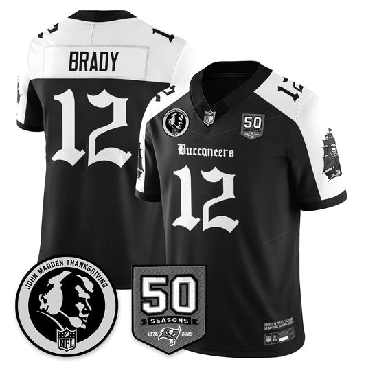 TB Gothic Vapor Limited Jersey - John Madden Patch - Stitched