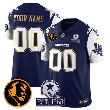 DAL Vapor Limited Gold Jersey - John Madden Patch - All Stitched