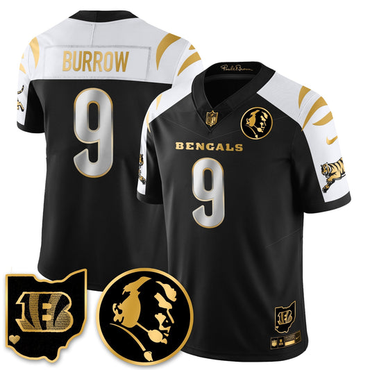 CIN Vapor Limited Gold Jersey - John Madden Patch - Stitched