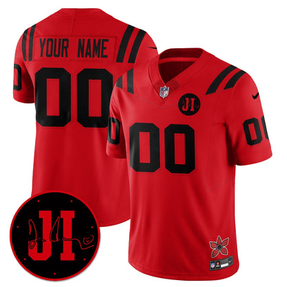 Custom IND 'Stranger Things Edition' Vapor Limited Jersey - All Stitched
