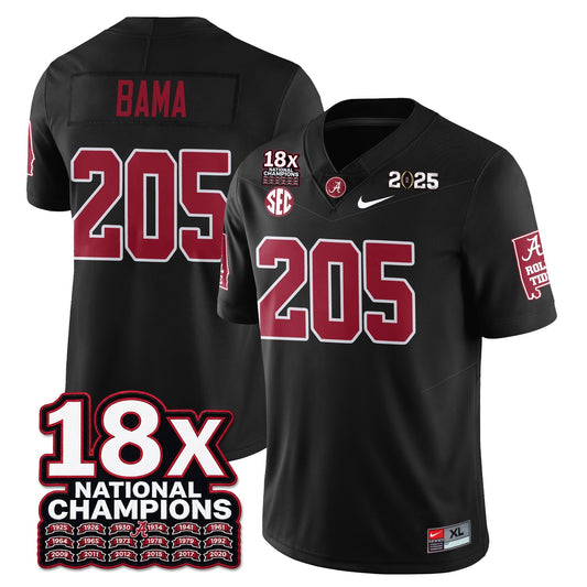 BAMA 18x-Time National Champions Vapor Limited Football Jersey - Stitched
