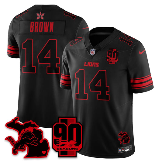 DET 'Stranger Things Edition' Vapor Limited Jersey - Stitched