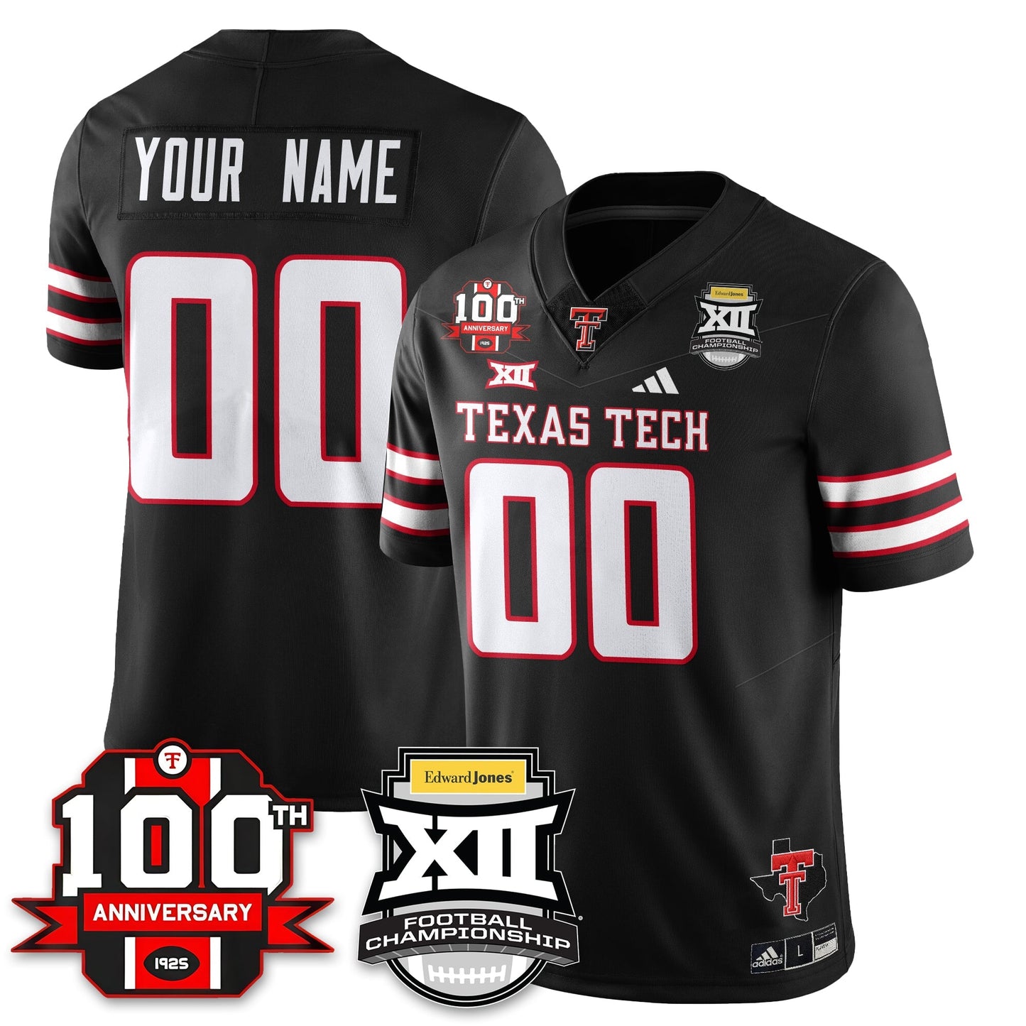TTRR Football Vapor Limited Jersey - Edward Jones Champions - All Stitched